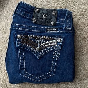 Two pair of Miss Me Jeans
